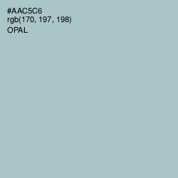 #AAC5C6 - Opal Color Image