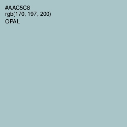 #AAC5C8 - Opal Color Image