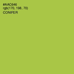 #AAC646 - Conifer Color Image