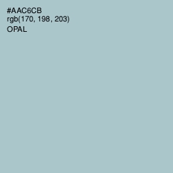 #AAC6CB - Opal Color Image