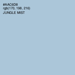 #AAC6D8 - Jungle Mist Color Image