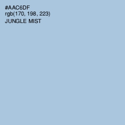 #AAC6DF - Jungle Mist Color Image