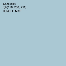 #AAC8D3 - Jungle Mist Color Image