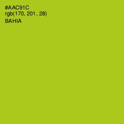 #AAC91C - Bahia Color Image