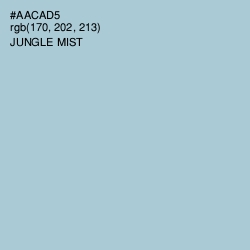 #AACAD5 - Jungle Mist Color Image