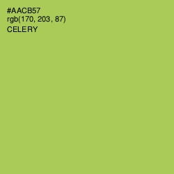 #AACB57 - Celery Color Image