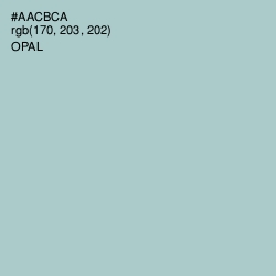 #AACBCA - Opal Color Image