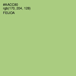 #AACC80 - Feijoa Color Image