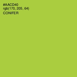 #AACD40 - Conifer Color Image