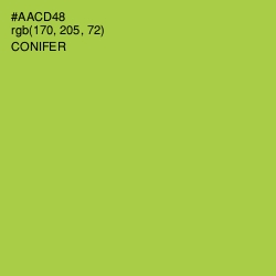 #AACD48 - Conifer Color Image