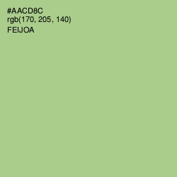 #AACD8C - Feijoa Color Image