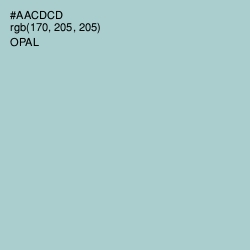 #AACDCD - Opal Color Image