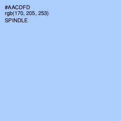 #AACDFD - Spindle Color Image