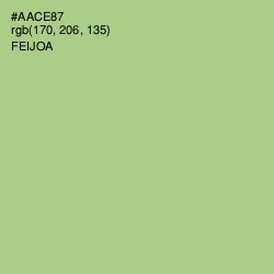 #AACE87 - Feijoa Color Image