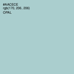 #AACECE - Opal Color Image