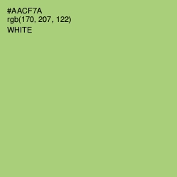 #AACF7A - Wild Willow Color Image