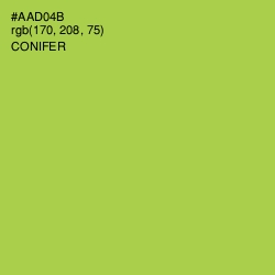 #AAD04B - Conifer Color Image