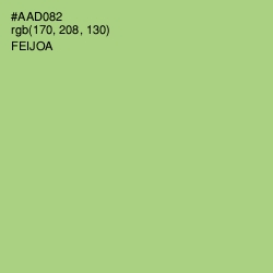 #AAD082 - Feijoa Color Image