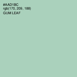 #AAD1BC - Gum Leaf Color Image