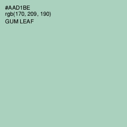 #AAD1BE - Gum Leaf Color Image