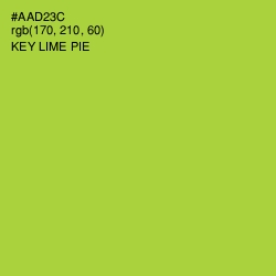 #AAD23C - Key Lime Pie Color Image
