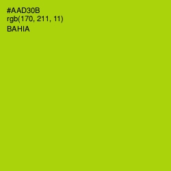 #AAD30B - Bahia Color Image