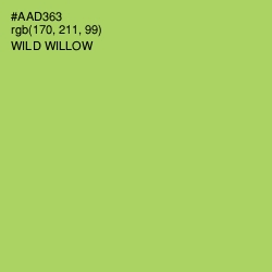 #AAD363 - Wild Willow Color Image