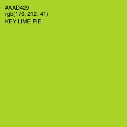 #AAD429 - Key Lime Pie Color Image