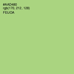#AAD480 - Feijoa Color Image