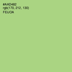 #AAD482 - Feijoa Color Image