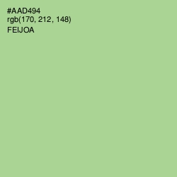 #AAD494 - Feijoa Color Image