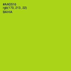 #AAD516 - Bahia Color Image