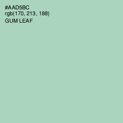 #AAD5BC - Gum Leaf Color Image