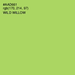 #AAD661 - Wild Willow Color Image
