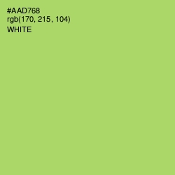 #AAD768 - Wild Willow Color Image