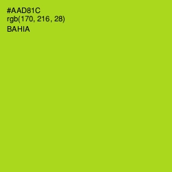 #AAD81C - Bahia Color Image