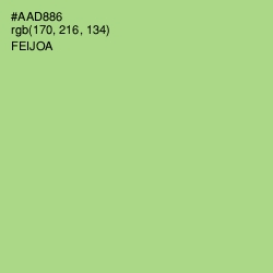 #AAD886 - Feijoa Color Image