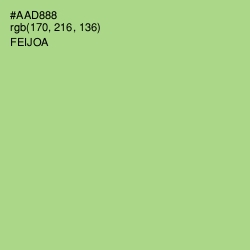 #AAD888 - Feijoa Color Image