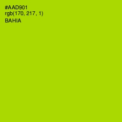 #AAD901 - Bahia Color Image