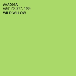 #AAD96A - Wild Willow Color Image