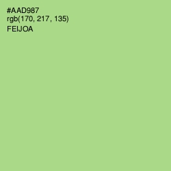 #AAD987 - Feijoa Color Image