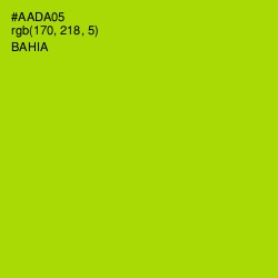 #AADA05 - Bahia Color Image