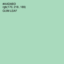 #AADABD - Gum Leaf Color Image