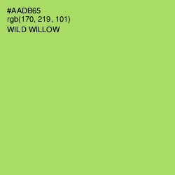 #AADB65 - Wild Willow Color Image