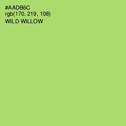 #AADB6C - Wild Willow Color Image