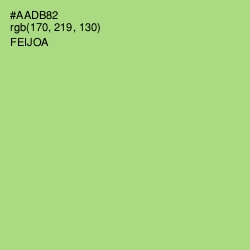 #AADB82 - Feijoa Color Image