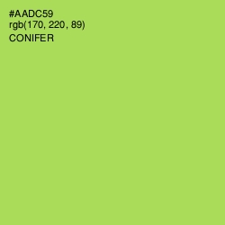 #AADC59 - Conifer Color Image
