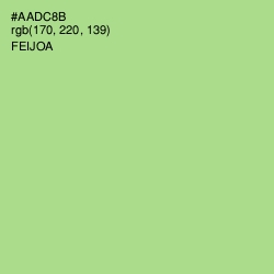 #AADC8B - Feijoa Color Image