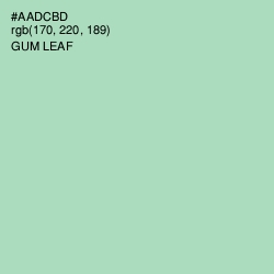 #AADCBD - Gum Leaf Color Image