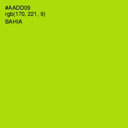 #AADD09 - Bahia Color Image